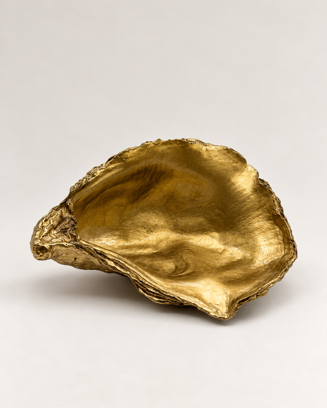 Metallic Oyster Shell Dish