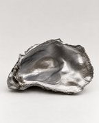 Metallic Oyster Shell Dish