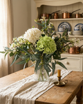 Evergreen Faux Flower Arrangement
