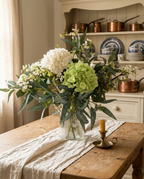 Evergreen Faux Flower Arrangement